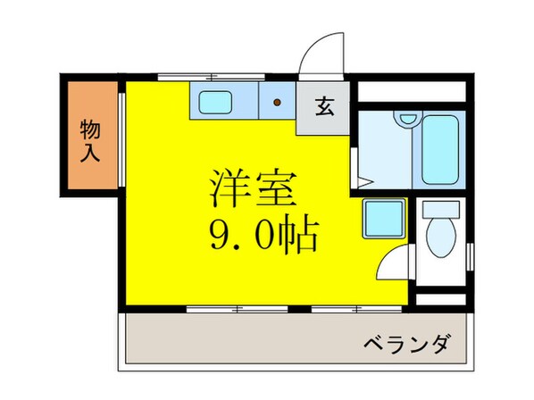 ハイツ北川の物件間取画像